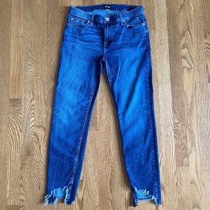 Hudson cropped skinny jeans
